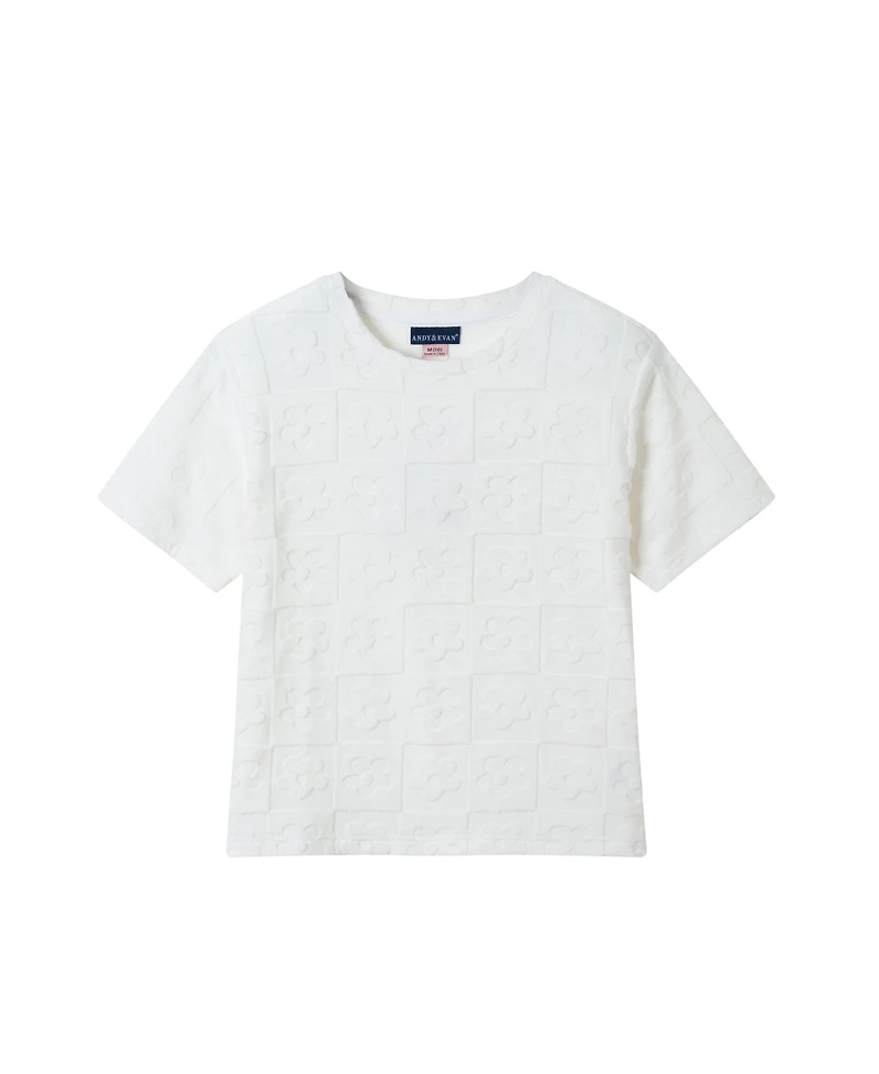 Andy & Evan Big Girls Toddler/Child Terry Short Set