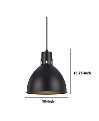 Modern Hanging Light – Metal Pendant with Clean Silhouette