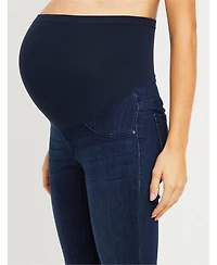 Motherhood Maternity Plus Super Stretch Secret Fit Over The Belly Skinny Ankle Jeans 