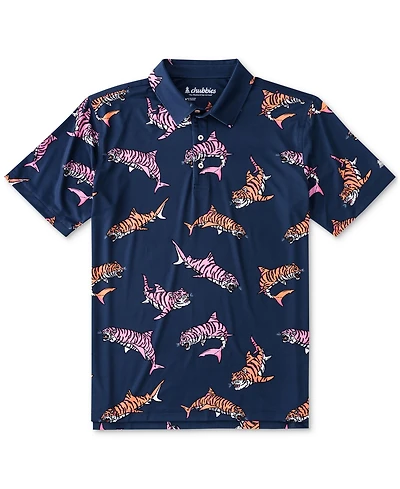 Chubbies Men's the King of Sea Performance Polo Shirt