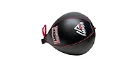 Genuine Leather Speed Bag for Mma, Muay Thai & Boxing, Heavy-Duty Punching Ball for Training, Reflex & Endurance, Reinforced Seams