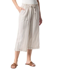 Gloria Vanderbilt Rainey Pull-On Wide-Leg Cropped Pants