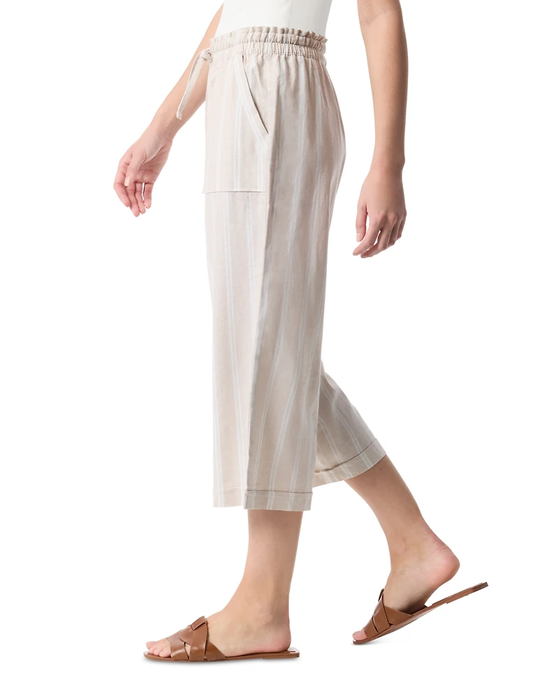 Gloria Vanderbilt Rainey Pull-On Wide-Leg Cropped Pants