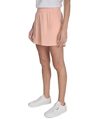 Calvin Klein Performance Women's French Terry Smocked-Waist Shorts