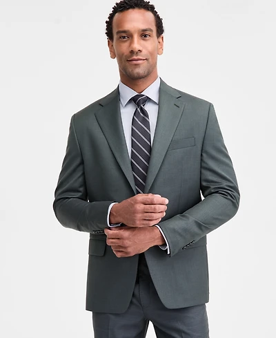 Michael Kors Men's Classic-Fit Wool-Blend Suit Separate Jacket