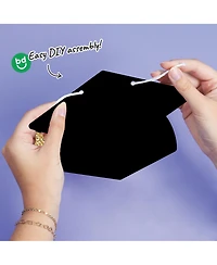 Graduation Cap Garland Banner, 10 Feet of Cord