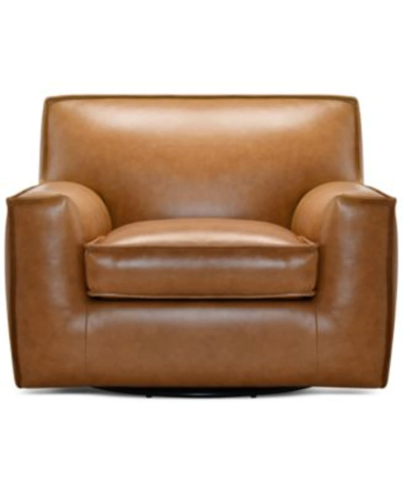Glympton Leather Sofa Collection Macys Exclusive