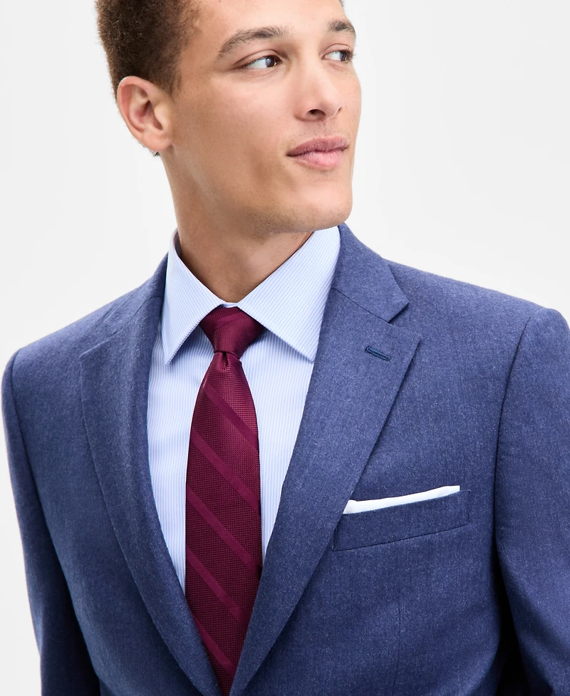 Tommy Hilfiger Men's Modern-Fit Pure Wool Suit Separate Jacket