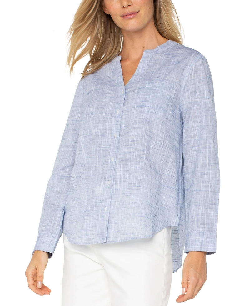 Liverpool Los Angeles Women's Cotton Long-Sleeve Shirt