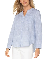 Liverpool Los Angeles Women's Cotton Long-Sleeve Shirt