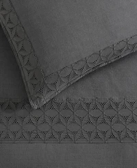 Dkny Pure Hotel Eyelet 3-Pc. Duvet Cover Set, King