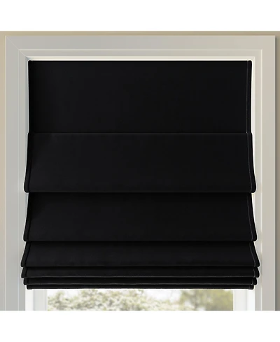 Morin Velvet 100% Blackout Cordless Roman Shade