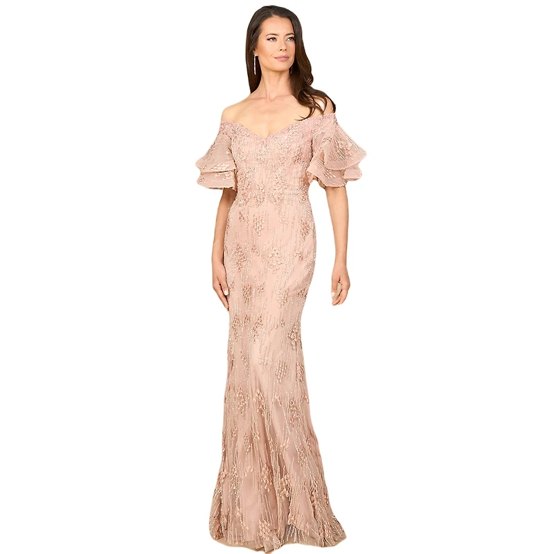 Lara Women's Off Shoulder Mermaid Gown