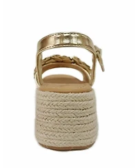 Nina Big Girls Mercy Casual Wedge Sandals