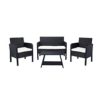 Aboka 4PC Outdoor Living Set