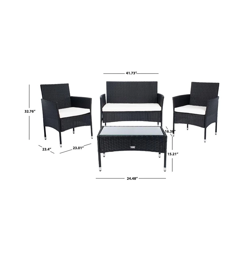 Abdul 4PC Outdoor Living Set