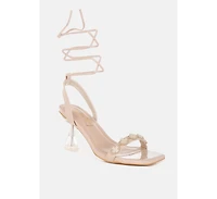 Ebina Charm Detail Spool Heels
