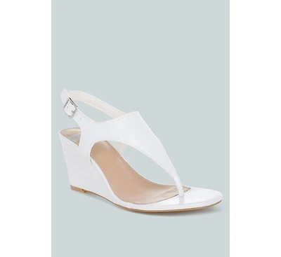 Wami Real Leather Wedge Heel Sandals