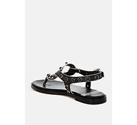 Avens Pearl Rivet Studded Flats