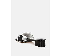 Poshta Saint Tropez Beaded Slip-On Heels