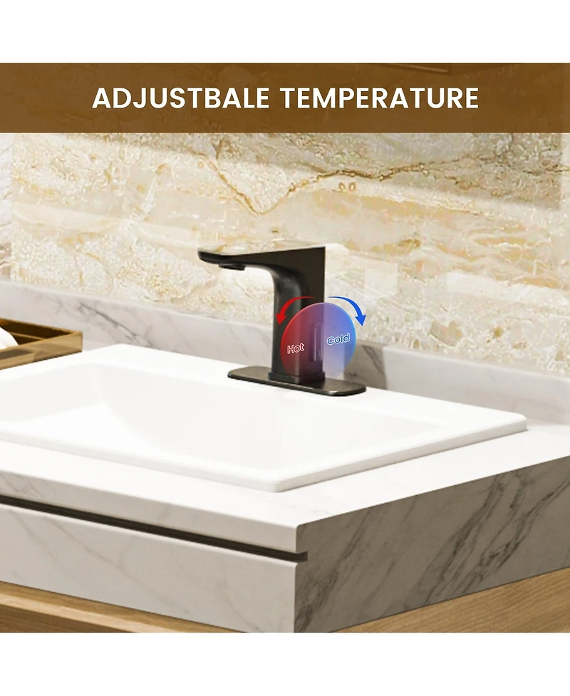 Mondawe Touchless Bathroom Faucet