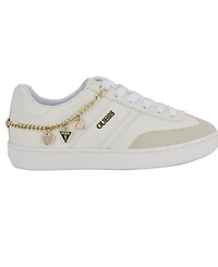 Guess Women's Naoko Charm Lace-Up Court Sneakers