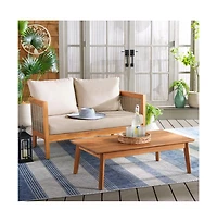 Amanda Outdoor Bench And Table Set
