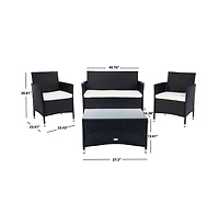 Bandele 4PC Outdoor Living Set