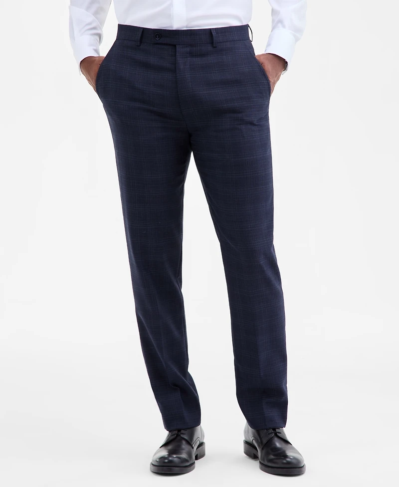 Calvin Klein Men's Slim-Fit Wool-Blend Suit Pants