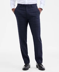 Calvin Klein Men's Slim-Fit Wool-Blend Suit Pants