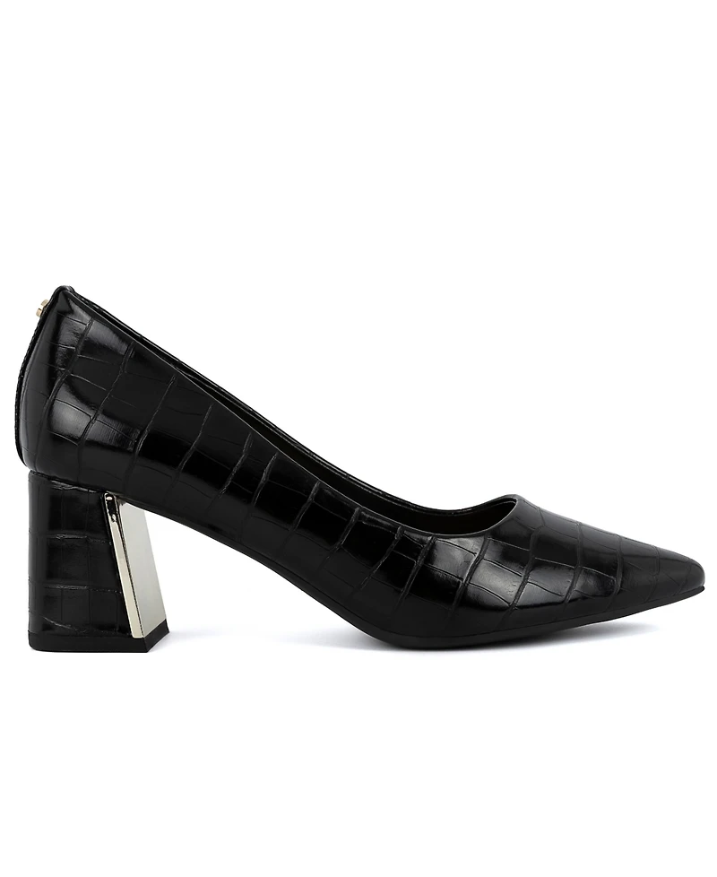 Jones New York Women's Canal Pointed Toe Block Heel Dress Pumps
