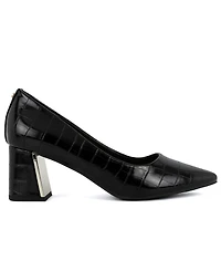 Jones New York Women's Canal Pointed Toe Block Heel Dress Pumps