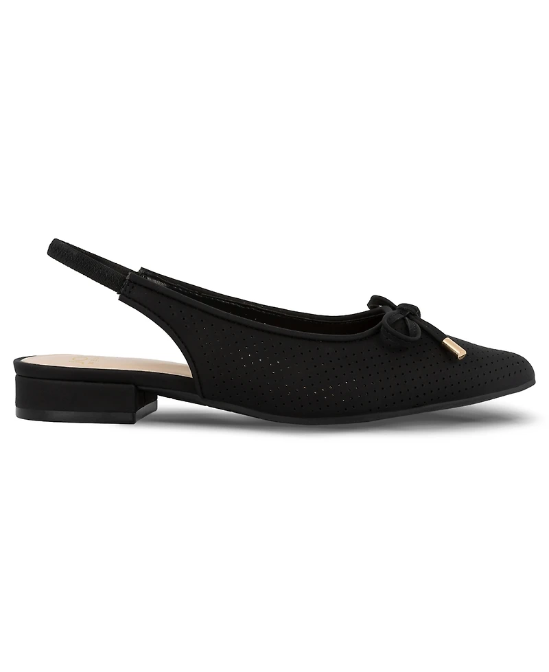 Jones New York Women's Qeemeh Perforated Slingback Flats