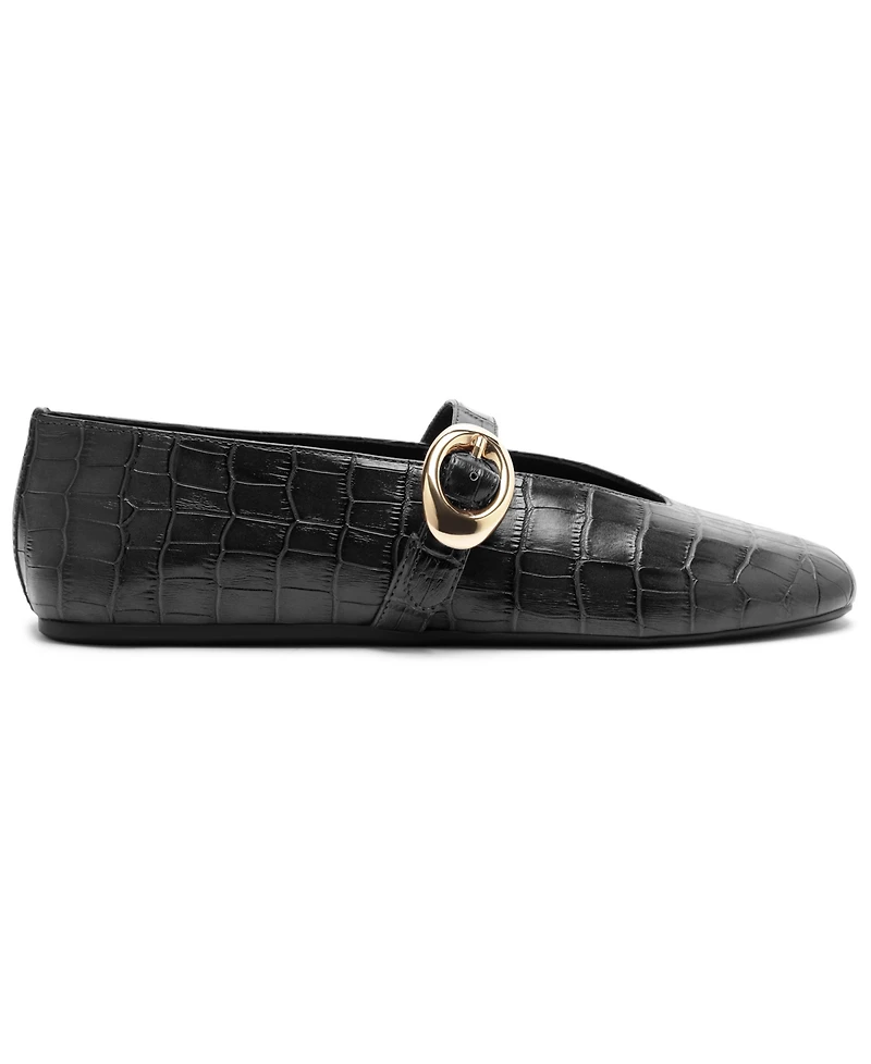 Arezzo Women's Erica Round Toe Ballet Flats