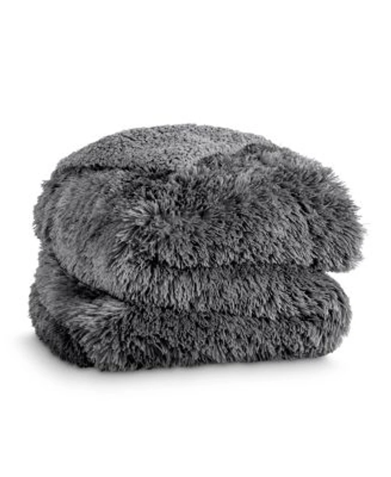 Bare Home Shaggy Faux Fur Sherpa Blanket