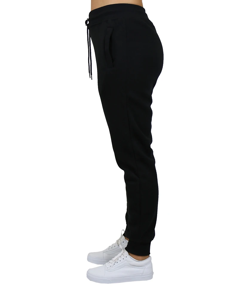 Galaxy By Harvic Women's Loose Fit Fleece Lined Jogger Sweatpants