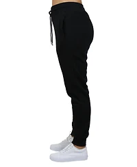 Galaxy By Harvic Women's Loose Fit Fleece Lined Jogger Sweatpants