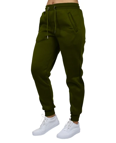 Galaxy By Harvic Women's Loose Fit Fleece Lined Jogger Sweatpants