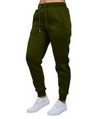 Galaxy By Harvic Women's Loose Fit Fleece Lined Jogger Sweatpants