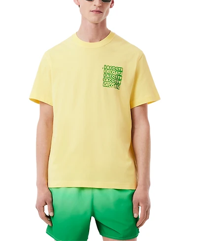 Lacoste Men's Drippy Logo Graphic T-Shirt