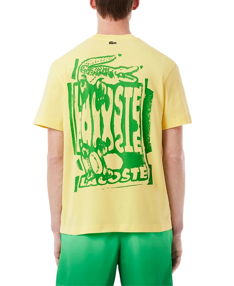 Lacoste Men's Drippy Logo Graphic T-Shirt