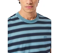 Lacoste Men's Short Sleeve Crewneck Striped T-Shirt - GAI