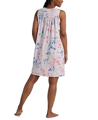 Miss Elaine Women's Sleeveless Printed Nightgown