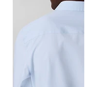 Calvin Klein Men's Slim Fit Supima Stretch Long Sleeve Button-Front Shirt