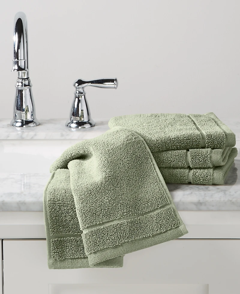 Arch Studio Quick Dry Washcloth 4-Pack, Exclusively at Macy's
