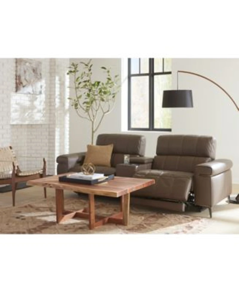 Wyndill Leather Sectional Collection Exclusively At Macys