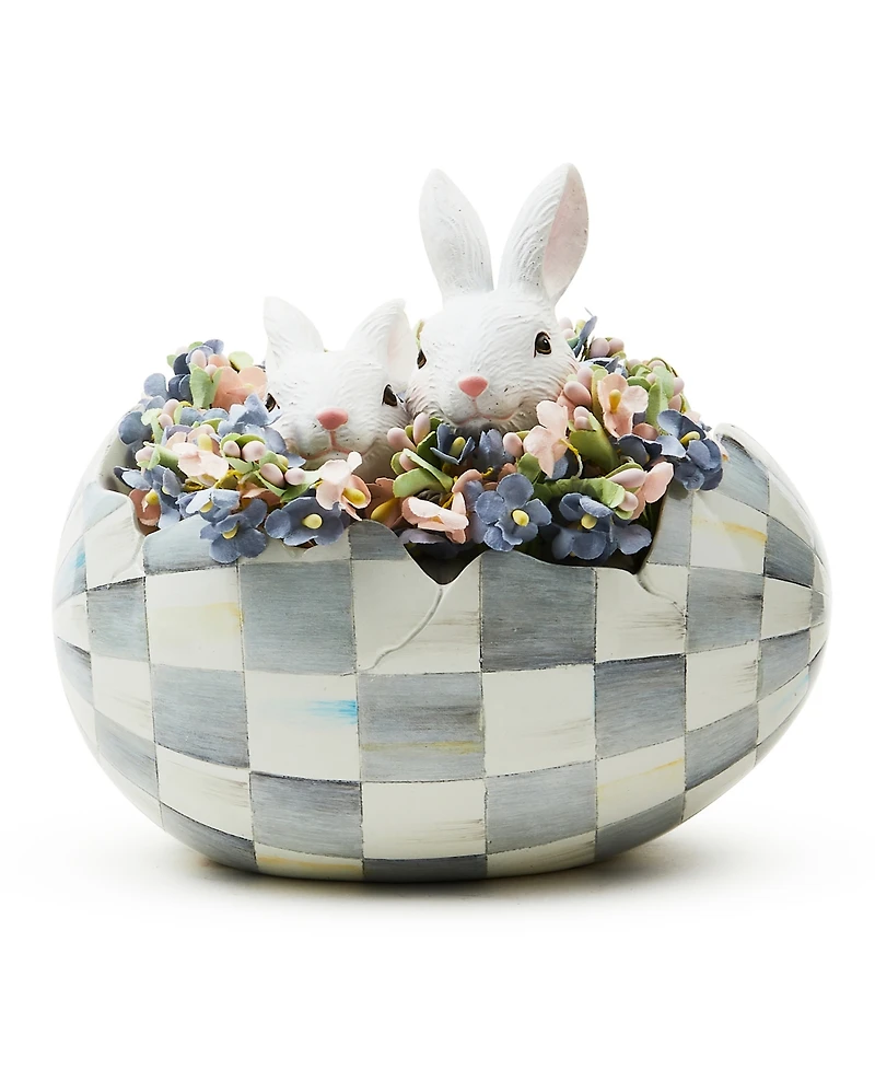Mackenzie-Childs Cameo Peekaboo Egg Decor