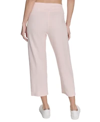 Calvin Klein Women's Cropped Drawstring-Waist Pants
