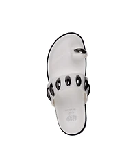 Gc Shoes Women's Sonya Toe Ring Footbed Flat Sandals