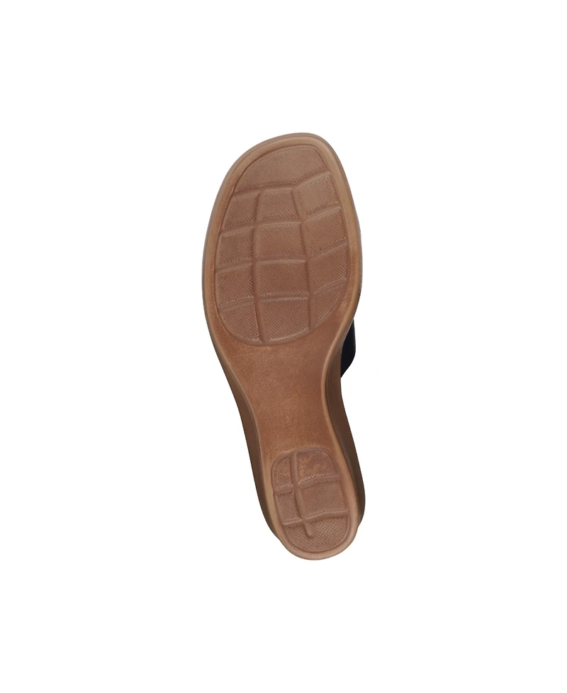 Gc Shoes Women's Frances Embellished Wedge Sandals